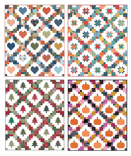 Cluck Cluck Sew Mini Brightly Holidays Quilt Pattern