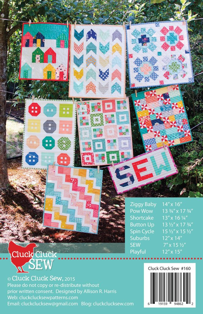 Cluck Cluck Sew Mini Quilts Pattern