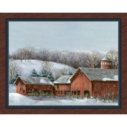 Minnesota Barn Fabric Panel
