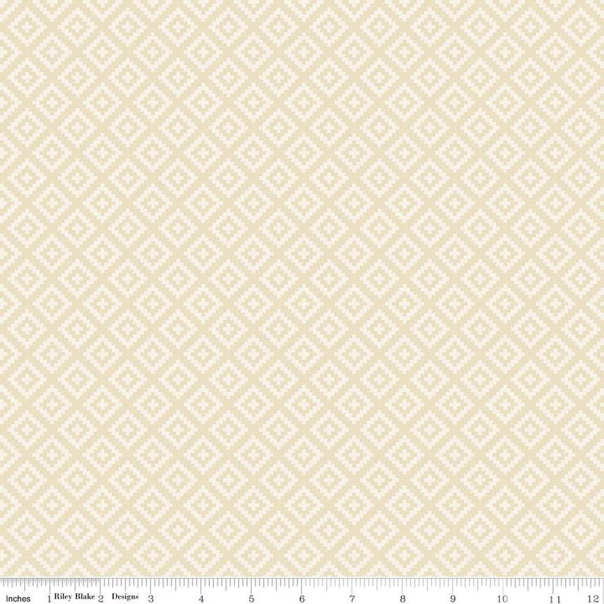National Parks Diamonds Cream Fabric - By the yard