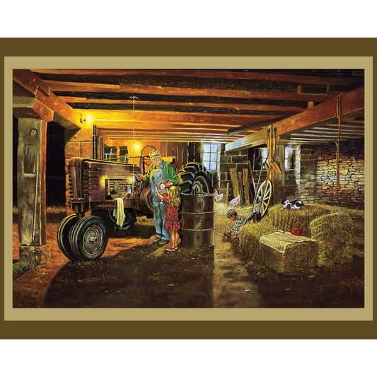 Never Too Busy Fabric Panel