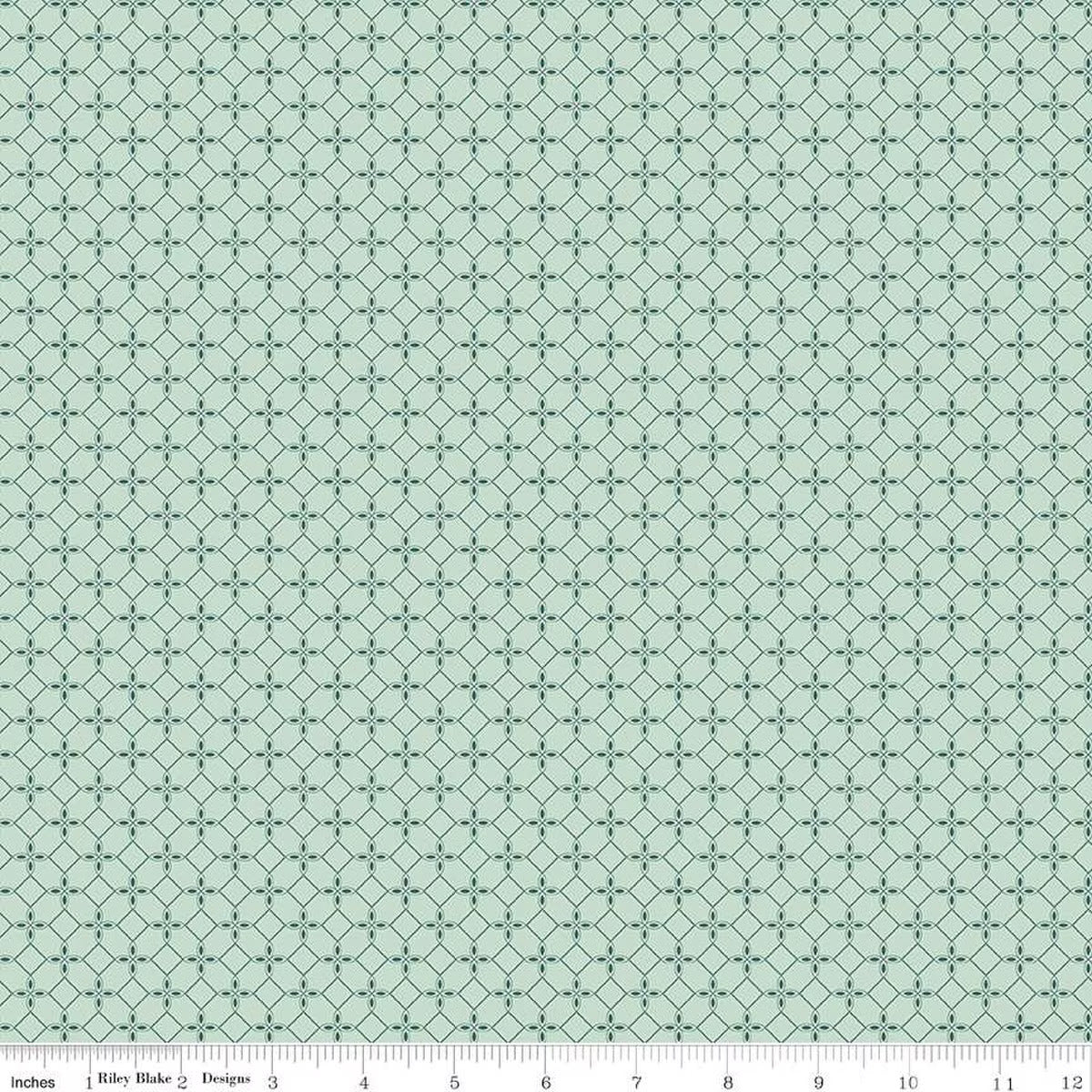 New Beginnings Tile Mist Fabric - By the yard
