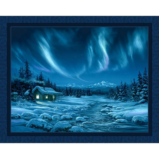Night Lights Fabric Panel