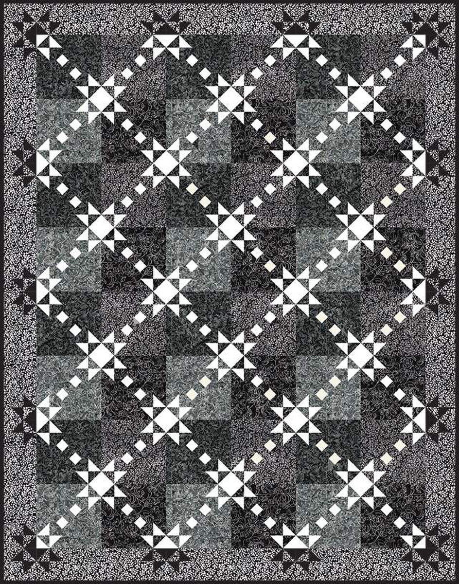 Anka's Treasures Sashiko Stars Quilt Pattern