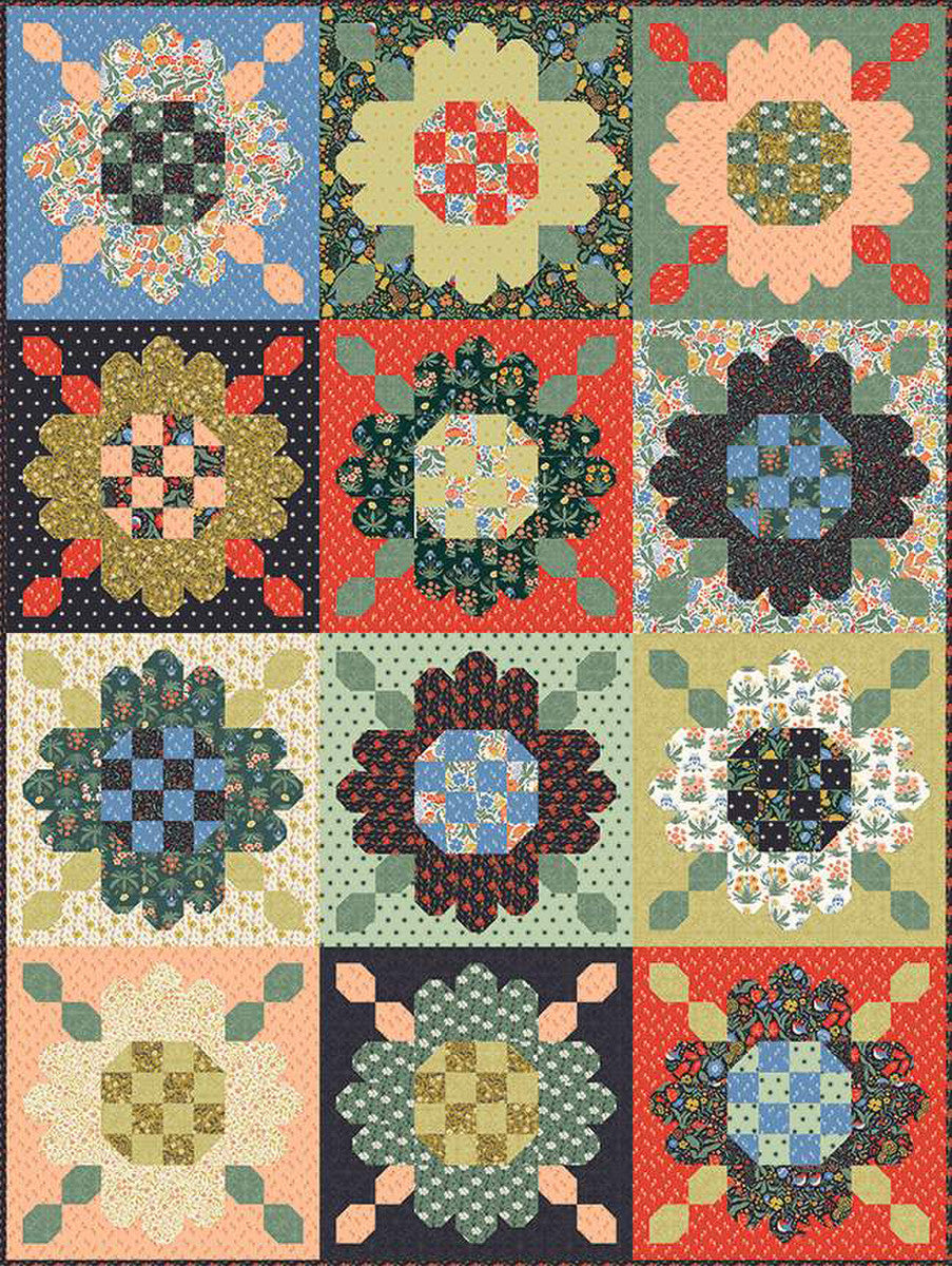 Anka's Treasures Zinnia Seeds Quilt Pattern