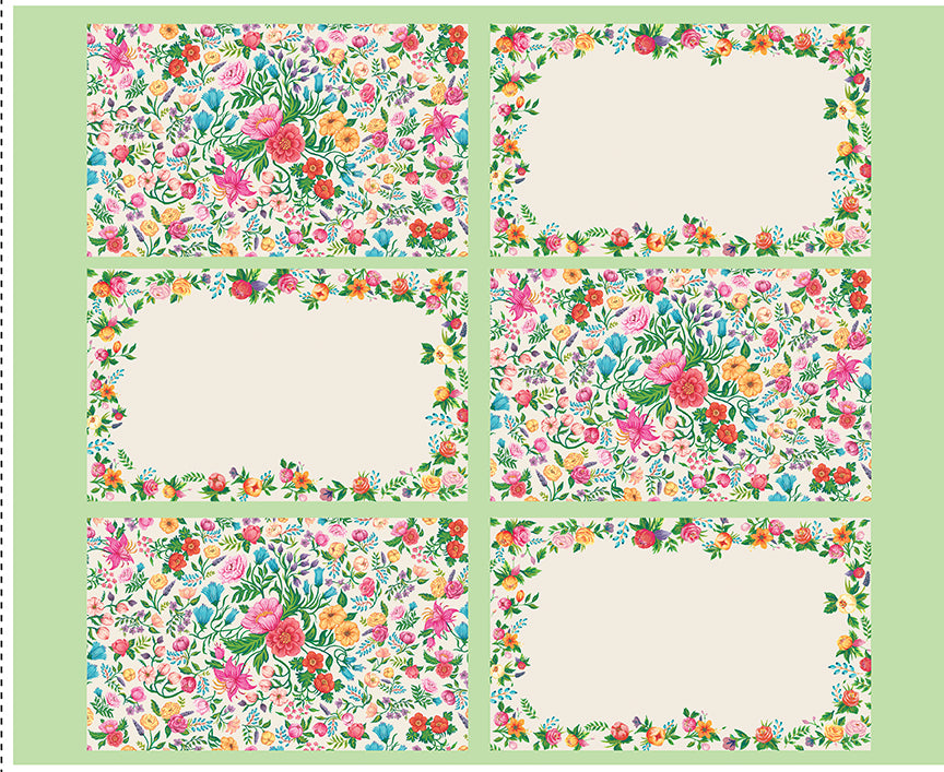 Monthly Placemats 2 August Placemat Fabric Panel