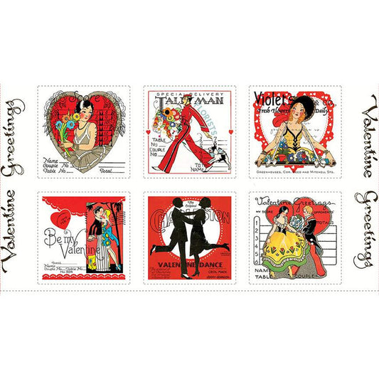 Take Heart Large Patch Fabric Panel 24"