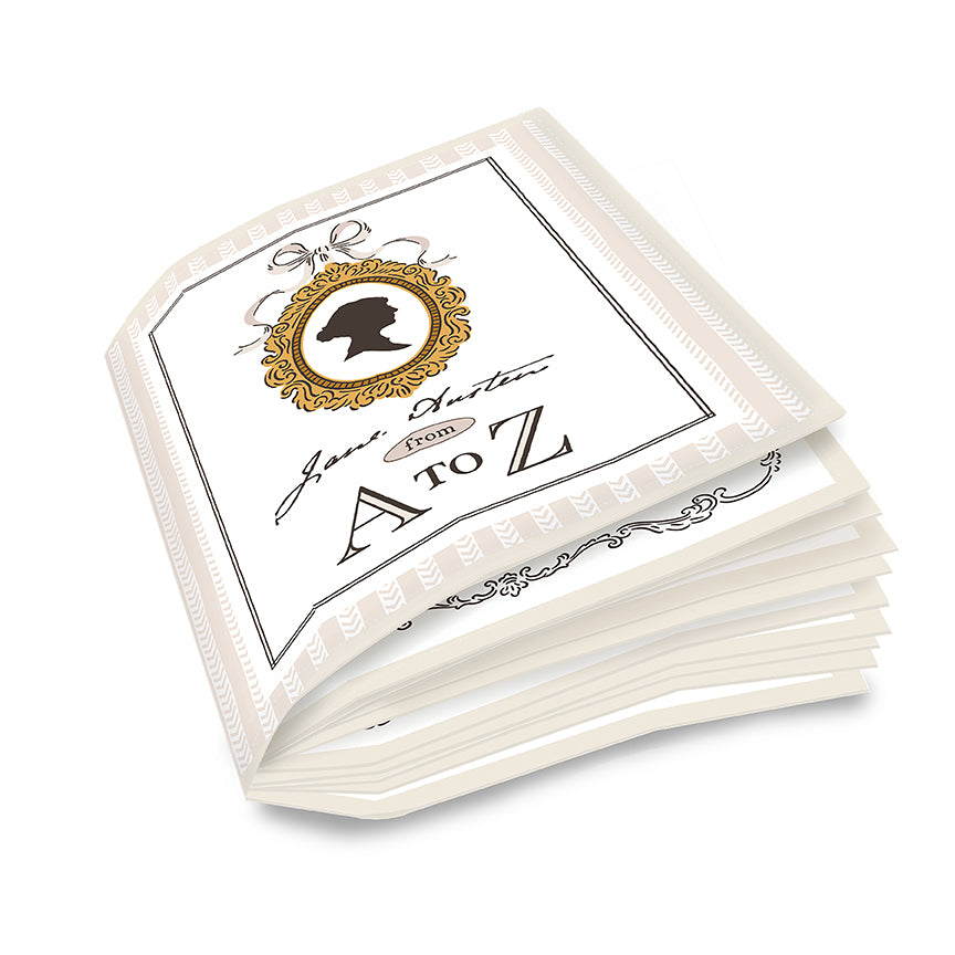 Jane Austen Soft Book Fabric Panel