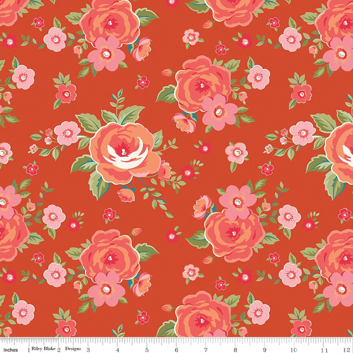 Peach Cobbler Heirloom Cinnamon Fabric - By the yard