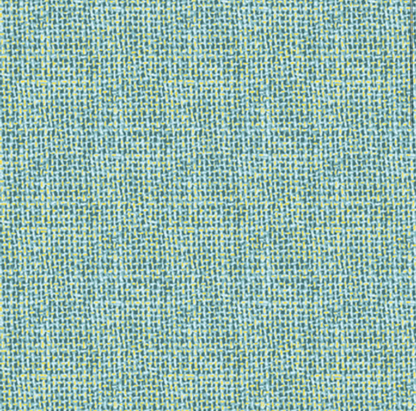 Pumpkin Kisses Burlap Blue Fabric - By the yard