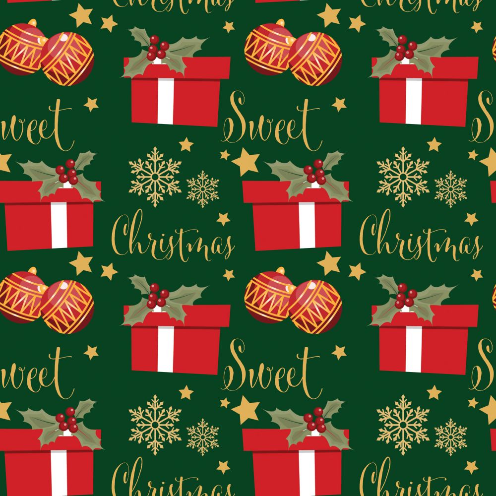 Fat Quarter Christmas Gifts Green