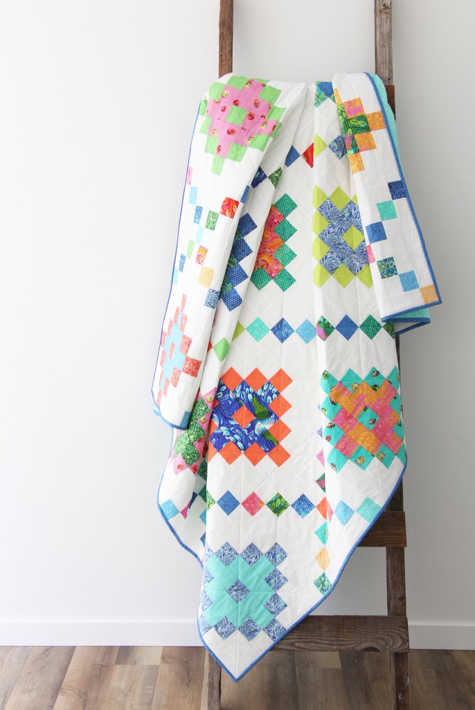 Cluck Cluck Sew Pixel Chain Quilt Pattern