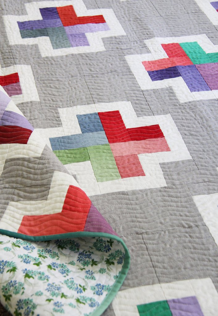 Cluck Cluck Sew Positive Quilt Pattern