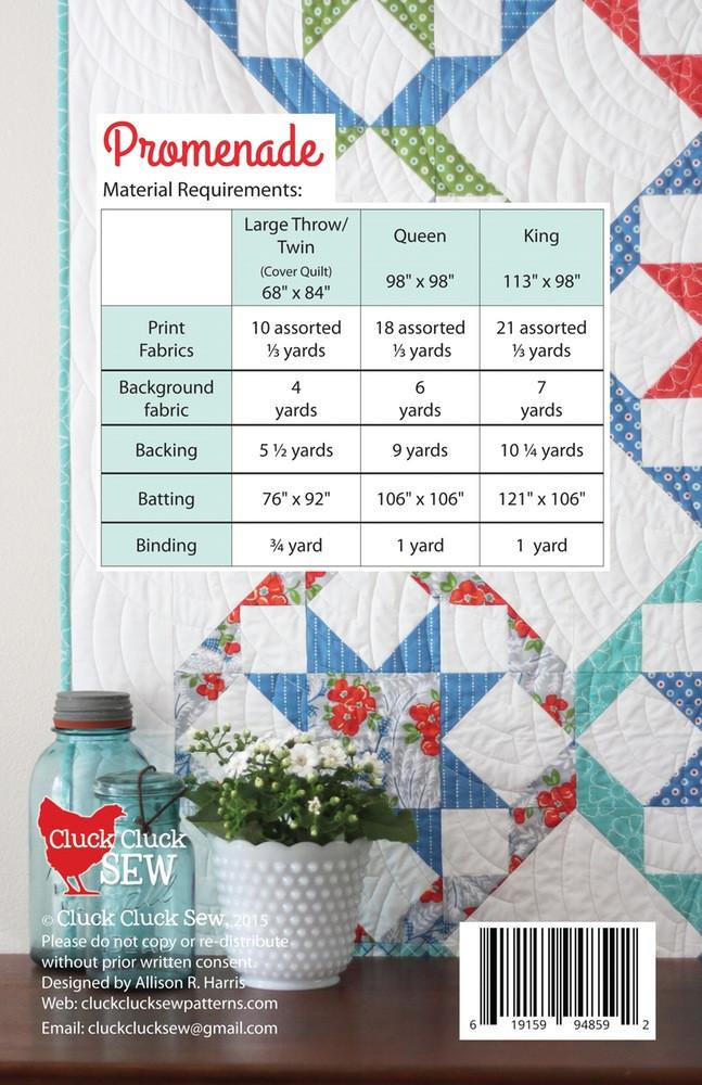 Cluck Cluck Sew Promenade Quilt Pattern