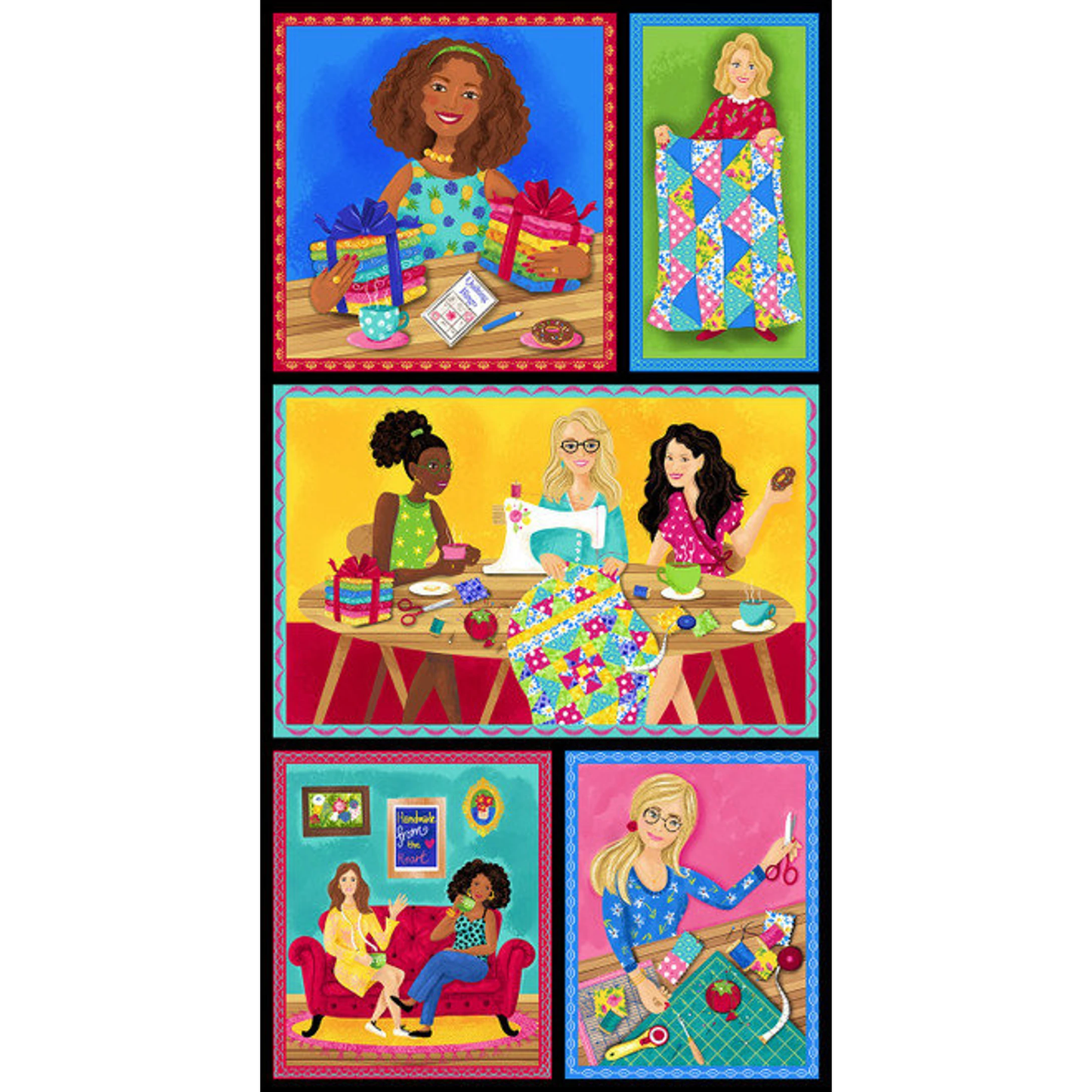Quilter's Haven Fabric Panel