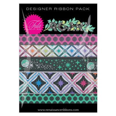 Designer Ribbon Tula Pink Roar Storm Pack