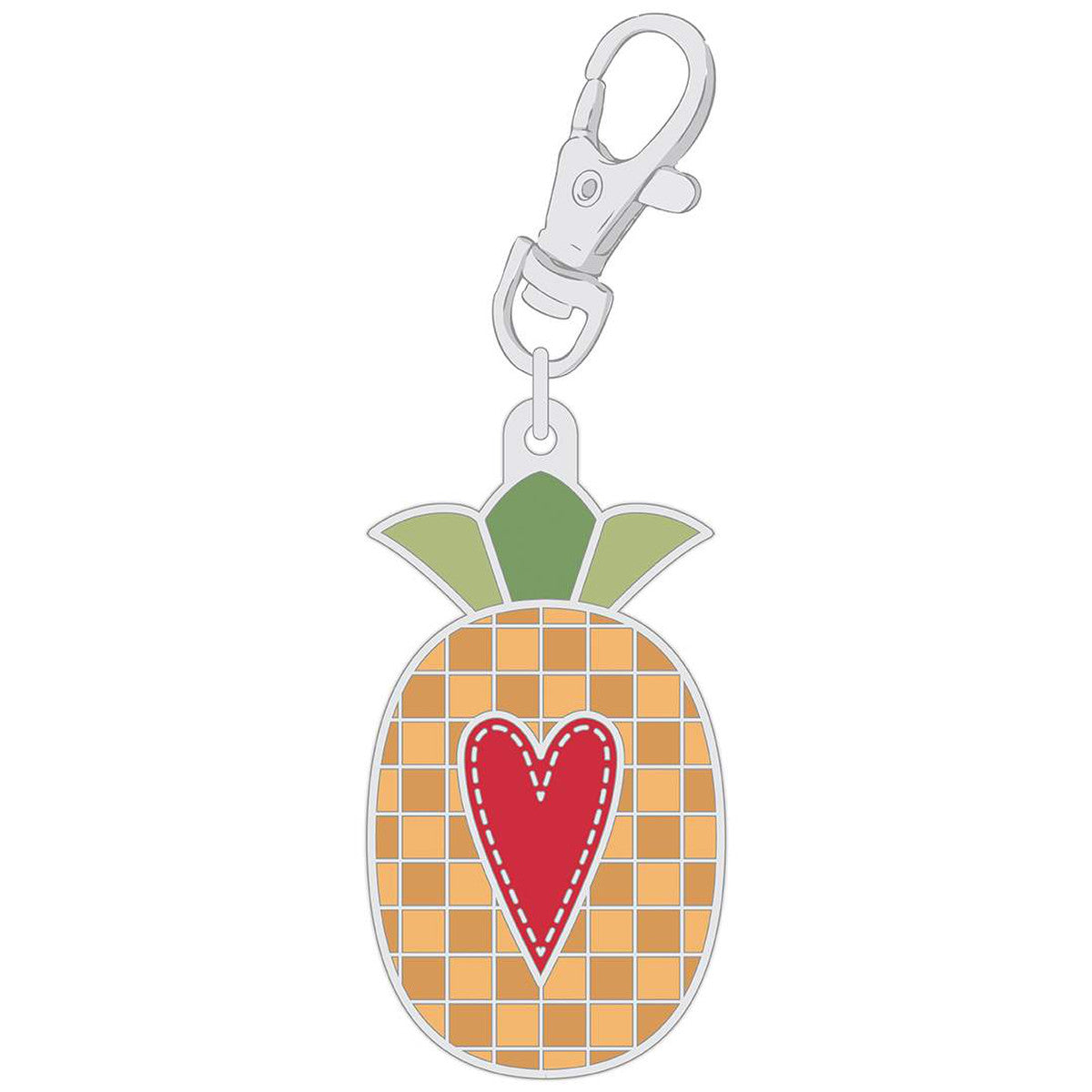 Lori Holt Enamel Happy Charm Pineapple