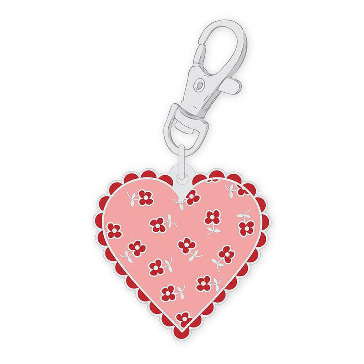 Lori Holt Enamel Happy Charm Bee Dots Heart