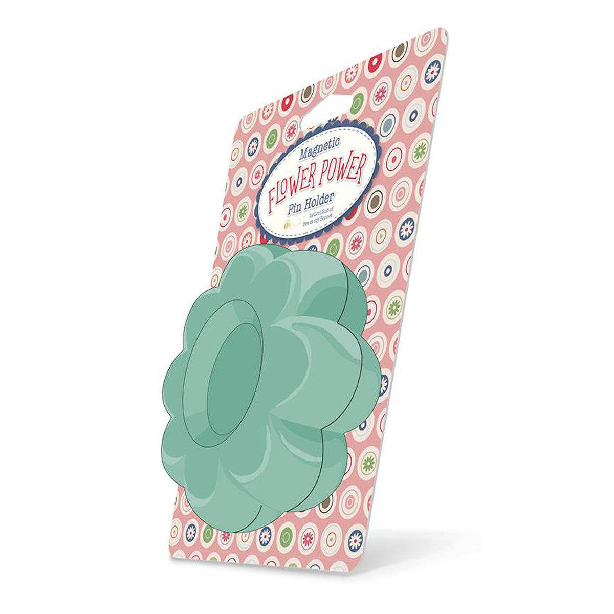 Lori Holt Flower Power Magnetic Pin Holder Sea Glass
