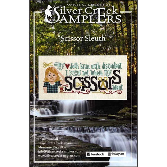 Silver Creek Samplers Scissor Sleuth Cross stitch Pattern