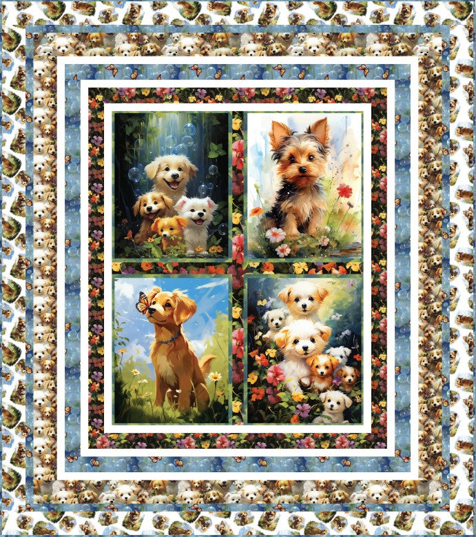 Free Fur-Ever Friends Lil Cuties Quilt Pattern