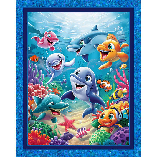 Sea Buddies Fabric Panel