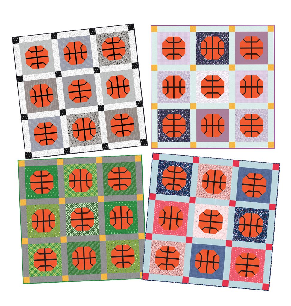 Cluck Cluck Sew Slam Dunk Quilt Pattern