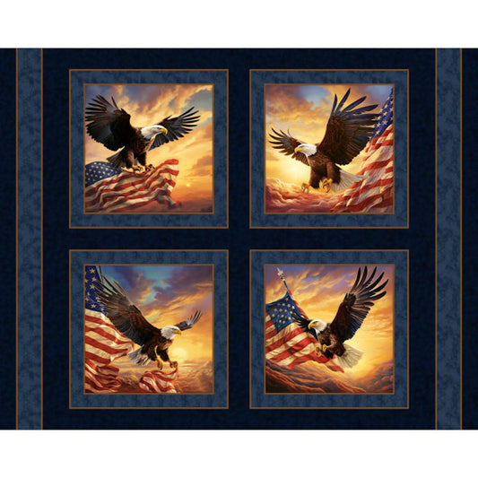 Soaring Sunrise Pillow Fabric Panel