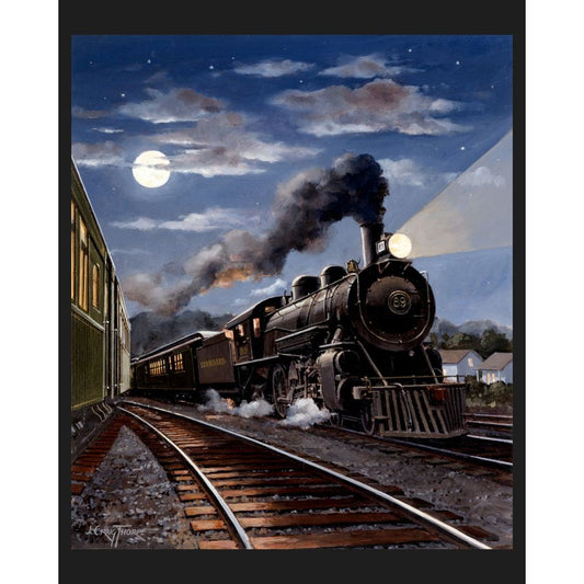 South Carolina Locomotive Fabric Panel