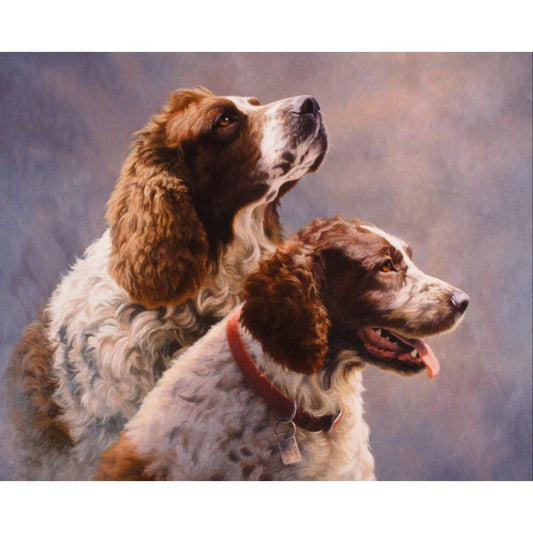 Springer Spaniels Fabric Panel