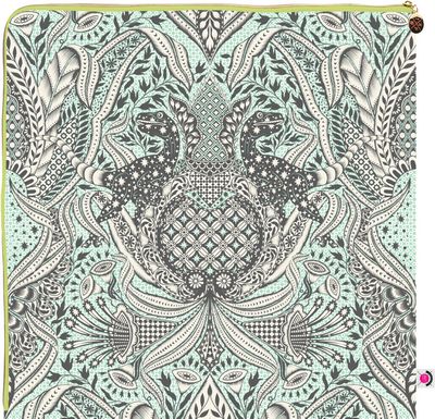 Tula Pink Project Bag X-Large Rapt Corner Zip Project Bag