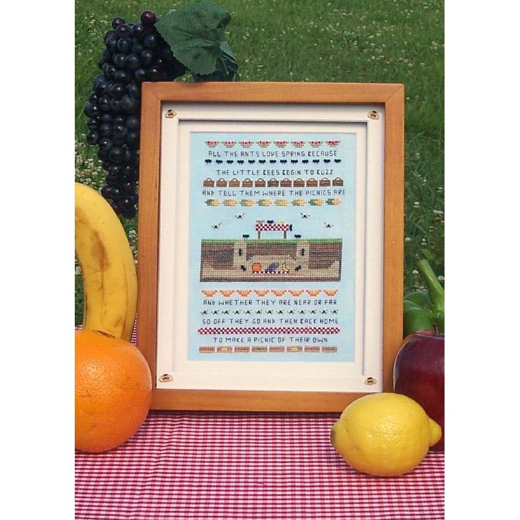 DOWNLOAD Flowers 2 Flowers The Ant's Picnic Cross Stitch Pattern