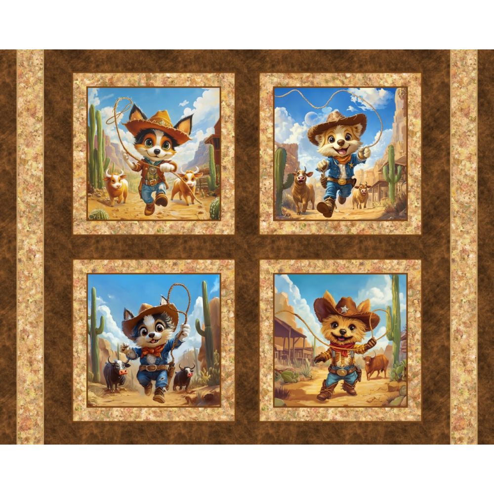 The Cowboys Fabric Panel