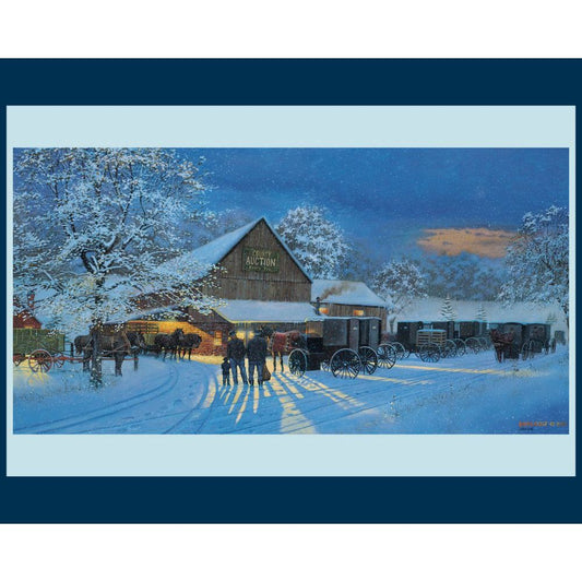 The Gathering Place Fabric Panel