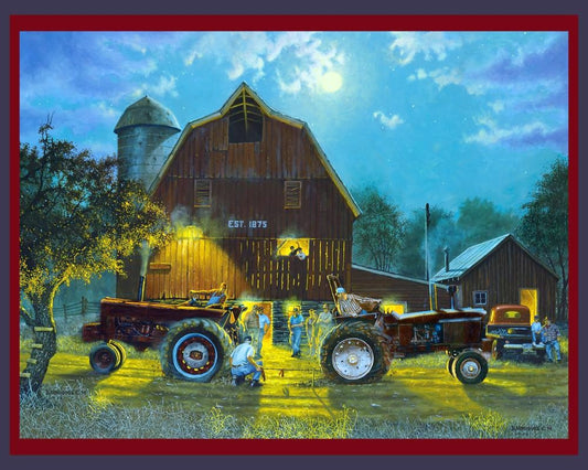 The Rematch Tractor Fabric Panel
