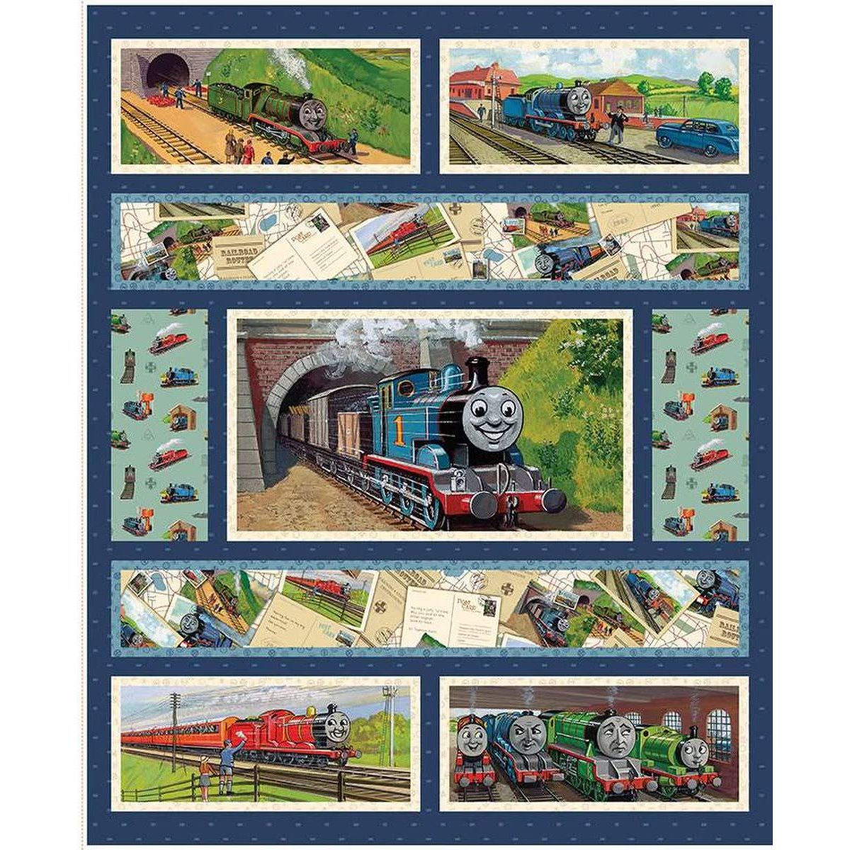 Thomas & Friends™ 80th Anniversary Fabric Panel