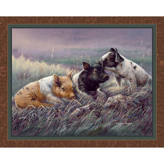 Three Little Pigs Fabric Panel