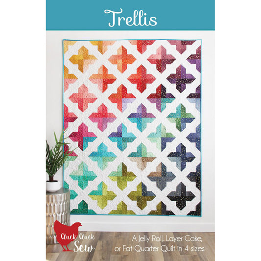 Cluck Cluck Sew Trellis Quilt Pattern