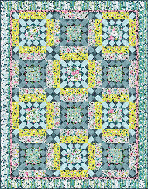 Free Tropical Menagerie #2 Quilt Pattern