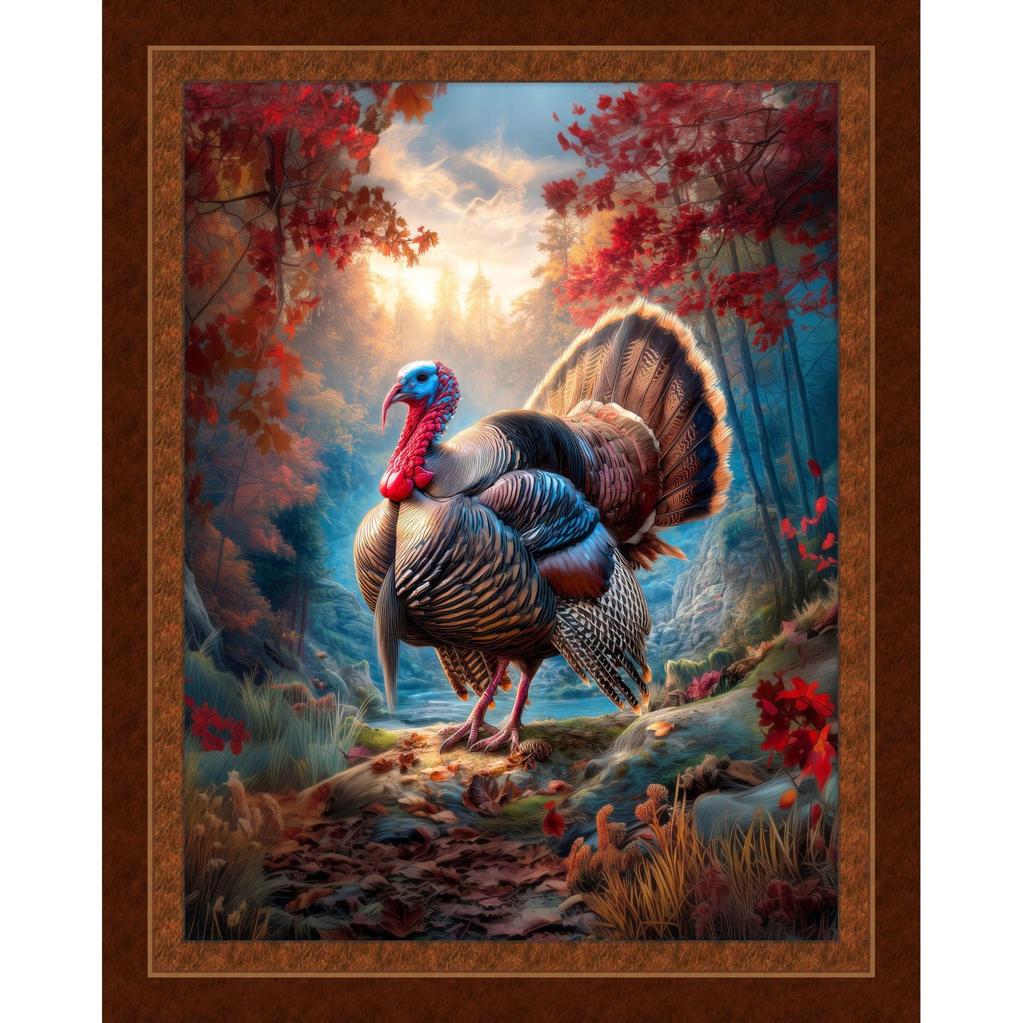 Turkey Time Fabric Panel