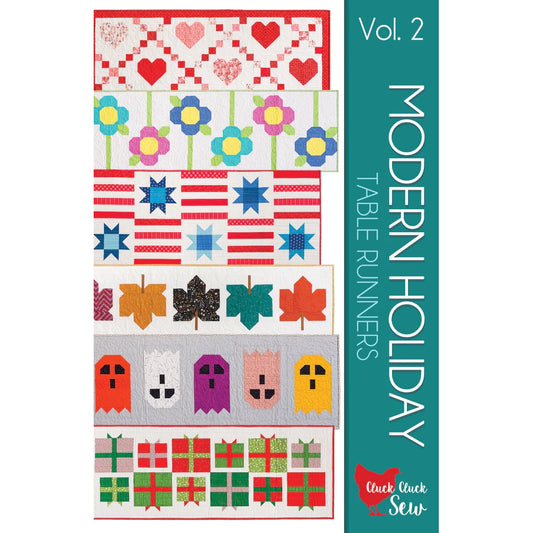 Cluck Cluck Sew Modern Holiday Table Runners Vol. 2 Quilt Pattern
