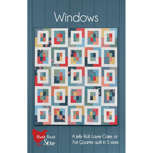 Cluck Cluck Sew Windows Quilt Pattern