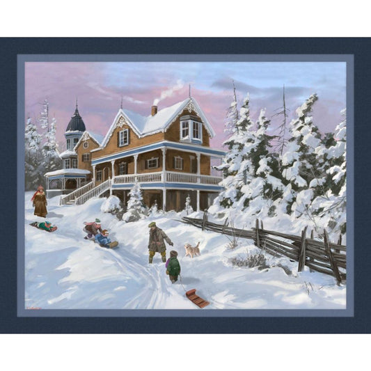 Winter Fun Fabric Panel