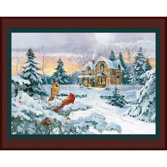 Winter Memories Fabric Panel