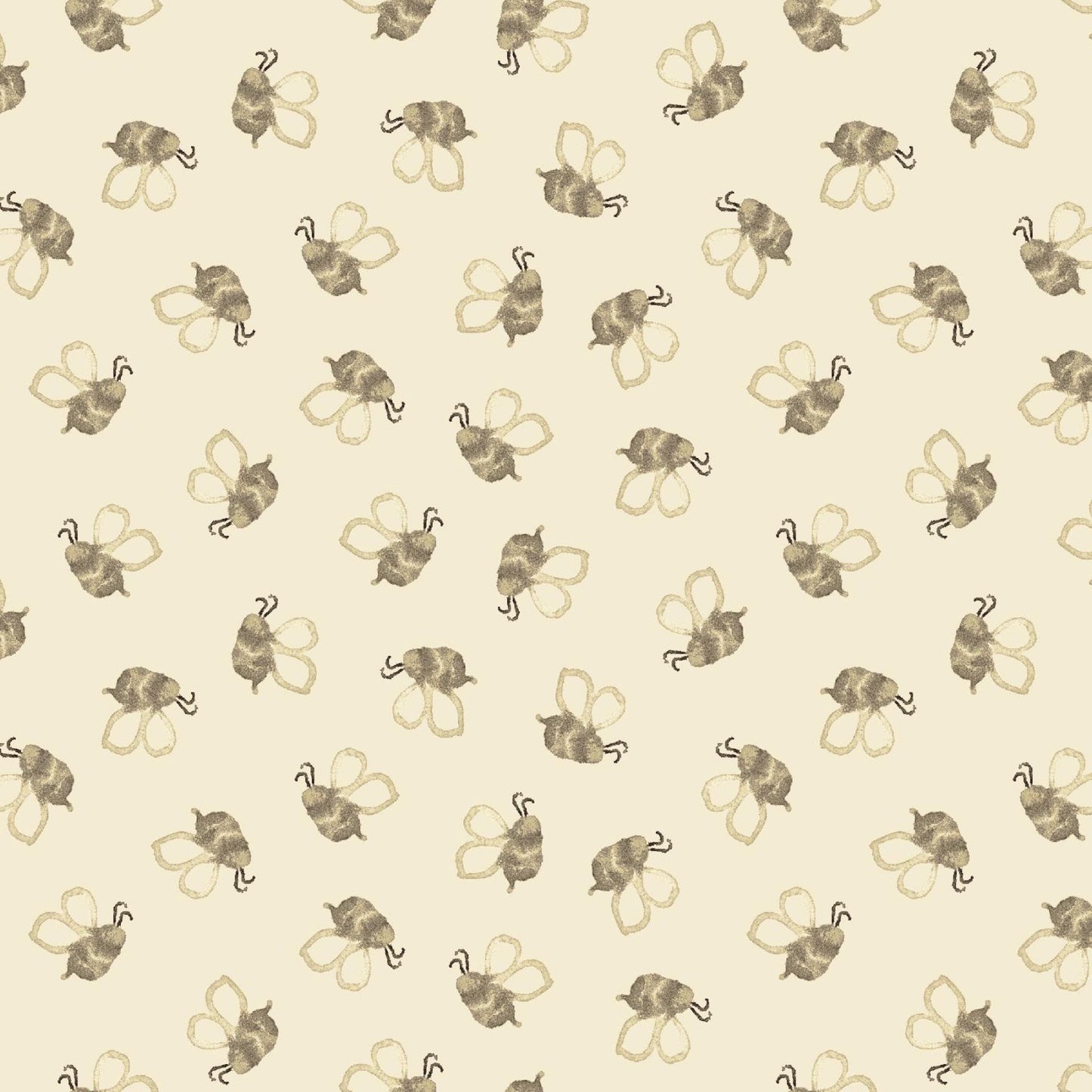 You Are My Sunshine Bee Cream Fabric - By the yard