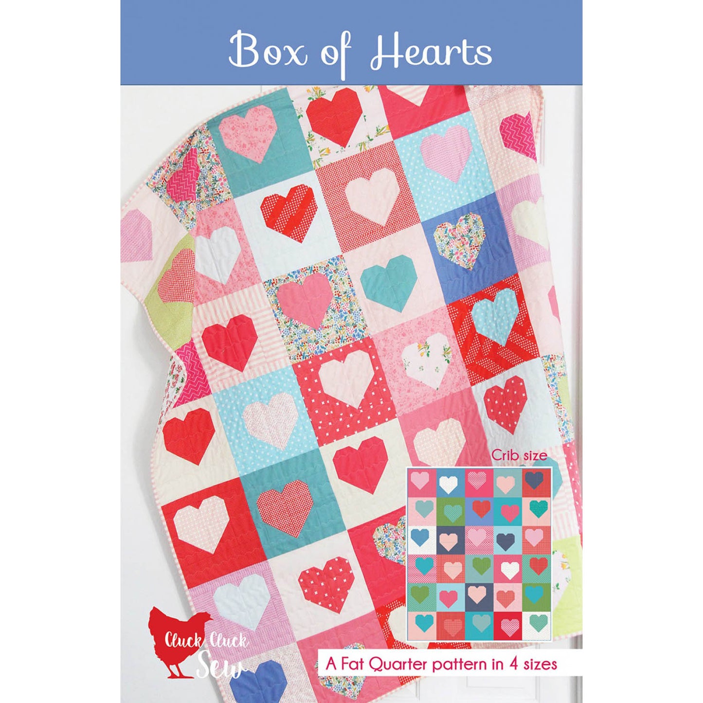 Cluck Cluck Sew Box of Hearts Quilt Pattern
