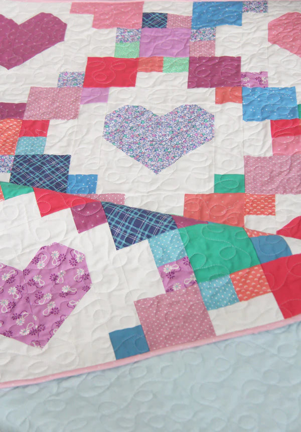 Cluck Cluck Sew Heartsy Quilt Pattern