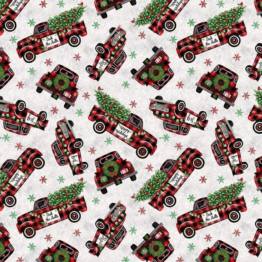 Buffalo Plaid Trucks - By the yard