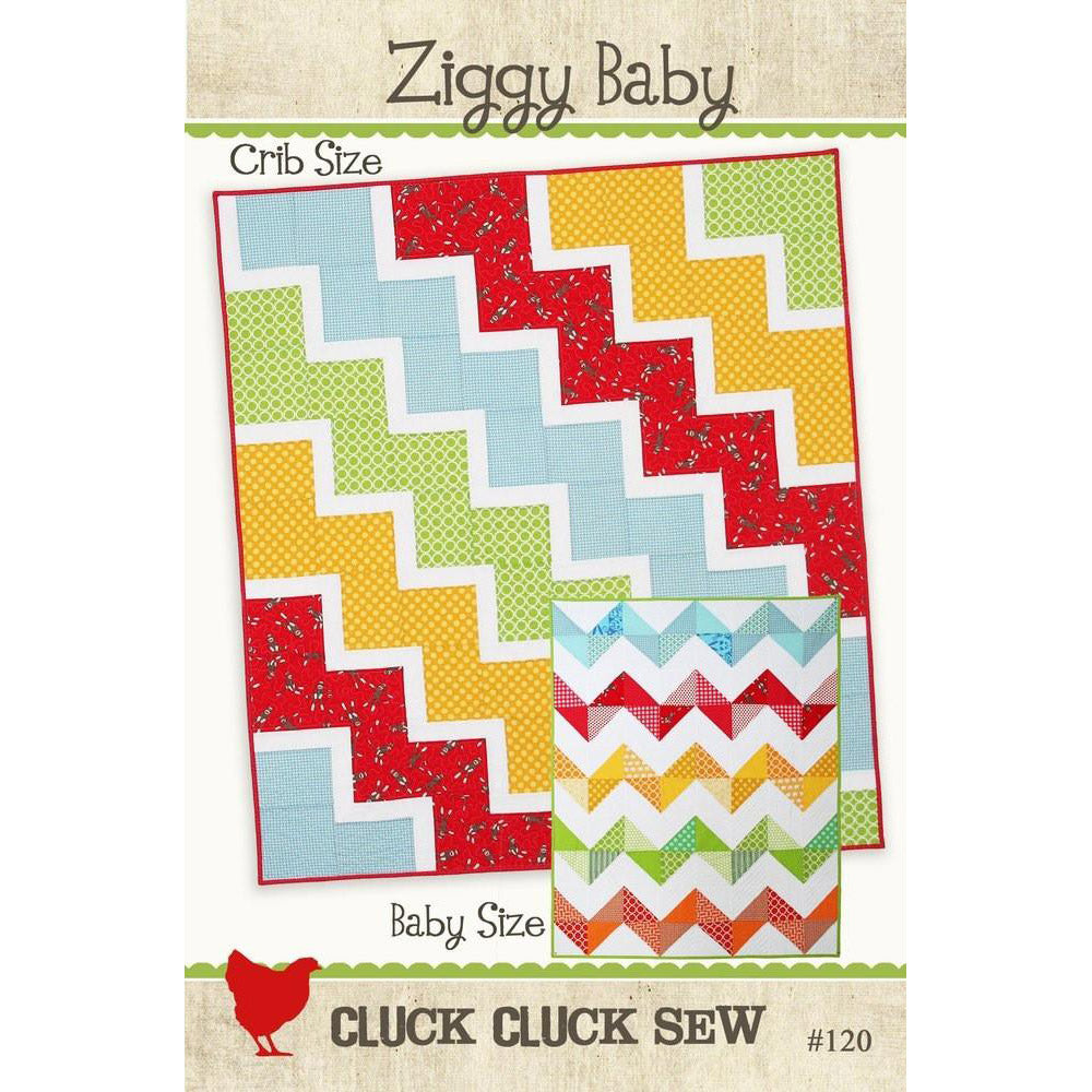 Cluck Cluck Sew Ziggy Baby Quilt Pattern