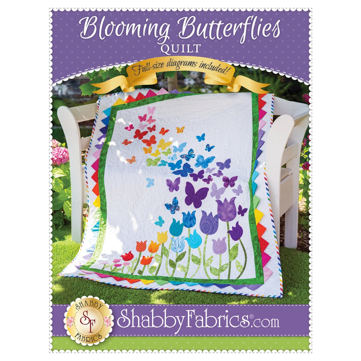 Shabby Fabrics Blooming Butterflies Quilt Pattern